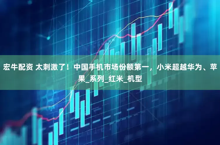 宏牛配资 太刺激了！中国手机市场份额第一，小米超越华为、苹果_系列_红米_机型